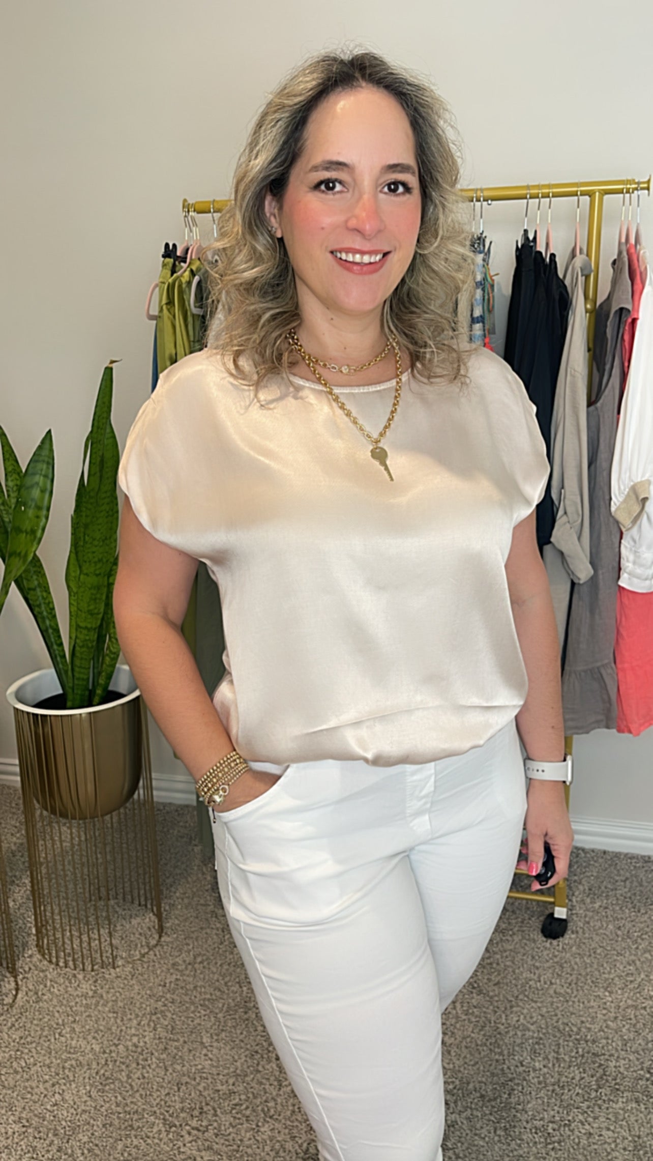 Blusa de Seda Turín