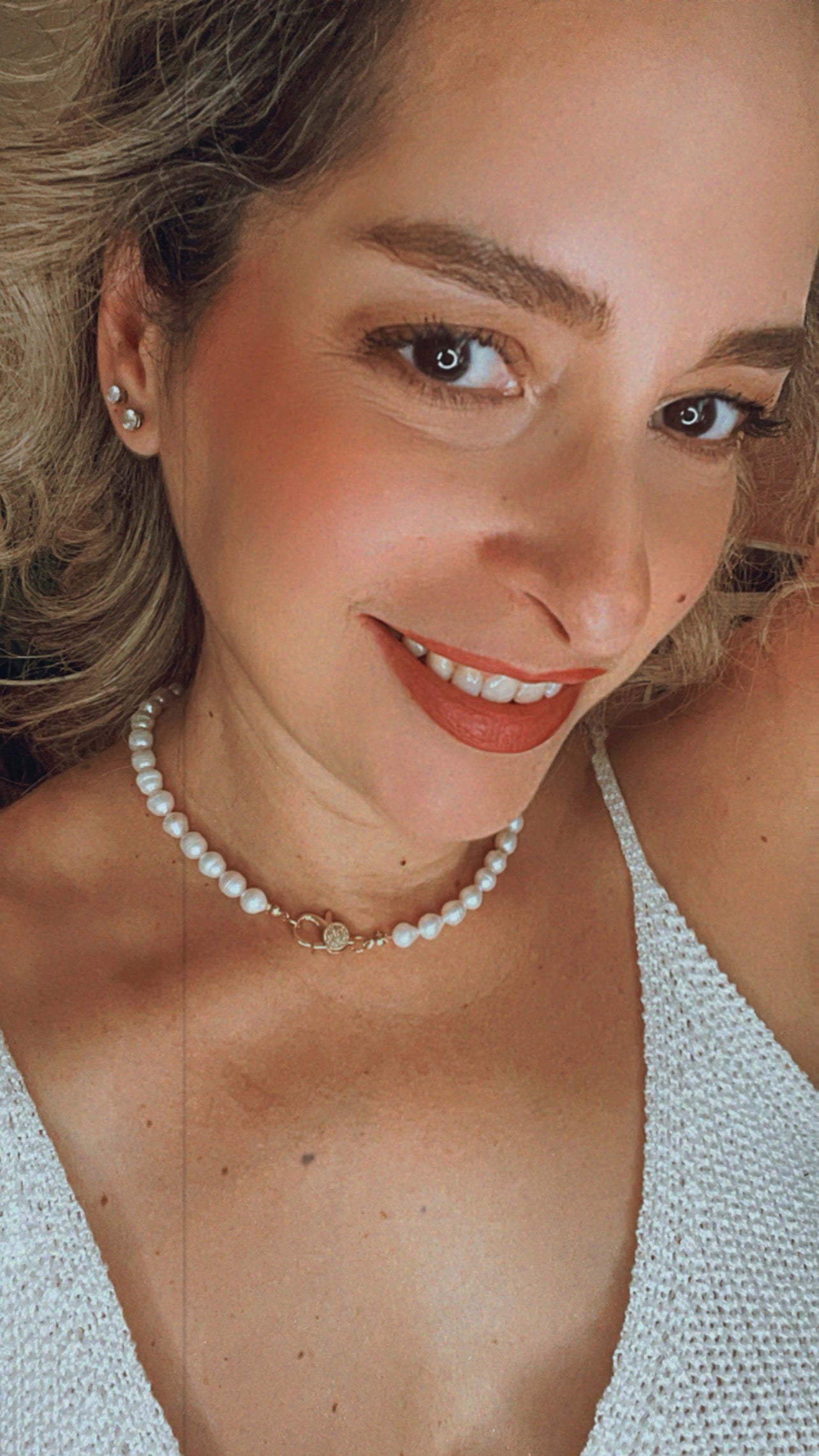 Collar de perlas Amore