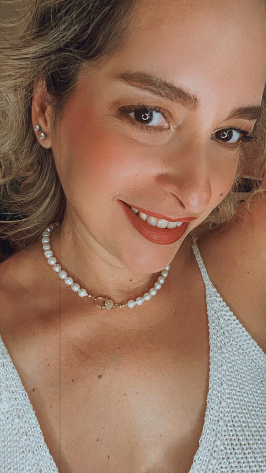 Collar de perlas Amore
